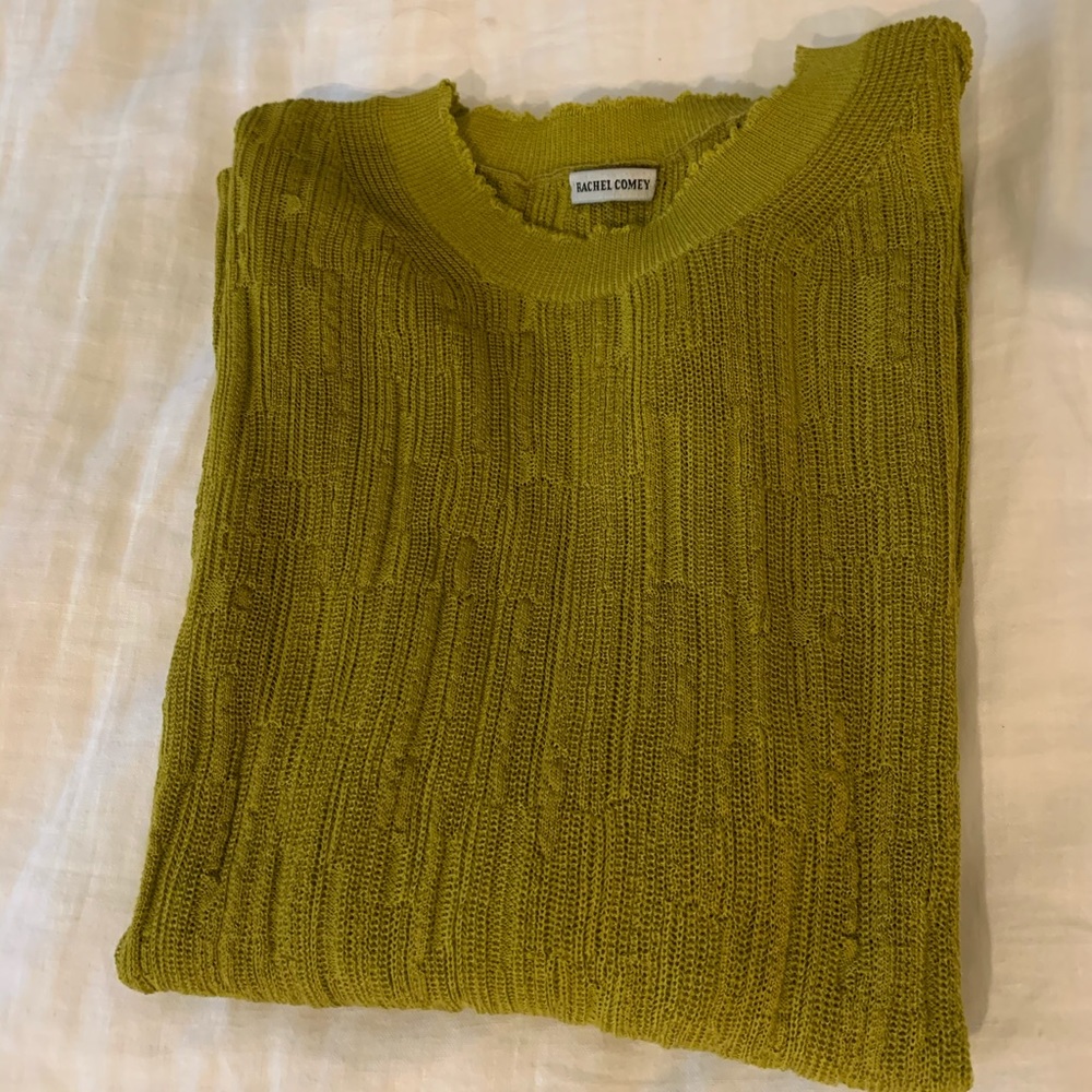 New Rachel Comey olive green sweater. Small